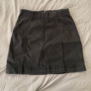 Free people denim skirt
